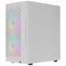 Aerocool Trinity Mini White tower case - 2x 140mm and 1x 120mm RGB included - Micro ATX - 2x3.5'' or 3x 2.5'' - 240mm radiator