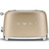 Smeg Matte Champagne Retro 2 Slice Toaster - TSF01CHMSA