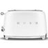 Smeg Matte White Retro 2 Slice Toaster - TSF01WHMSA