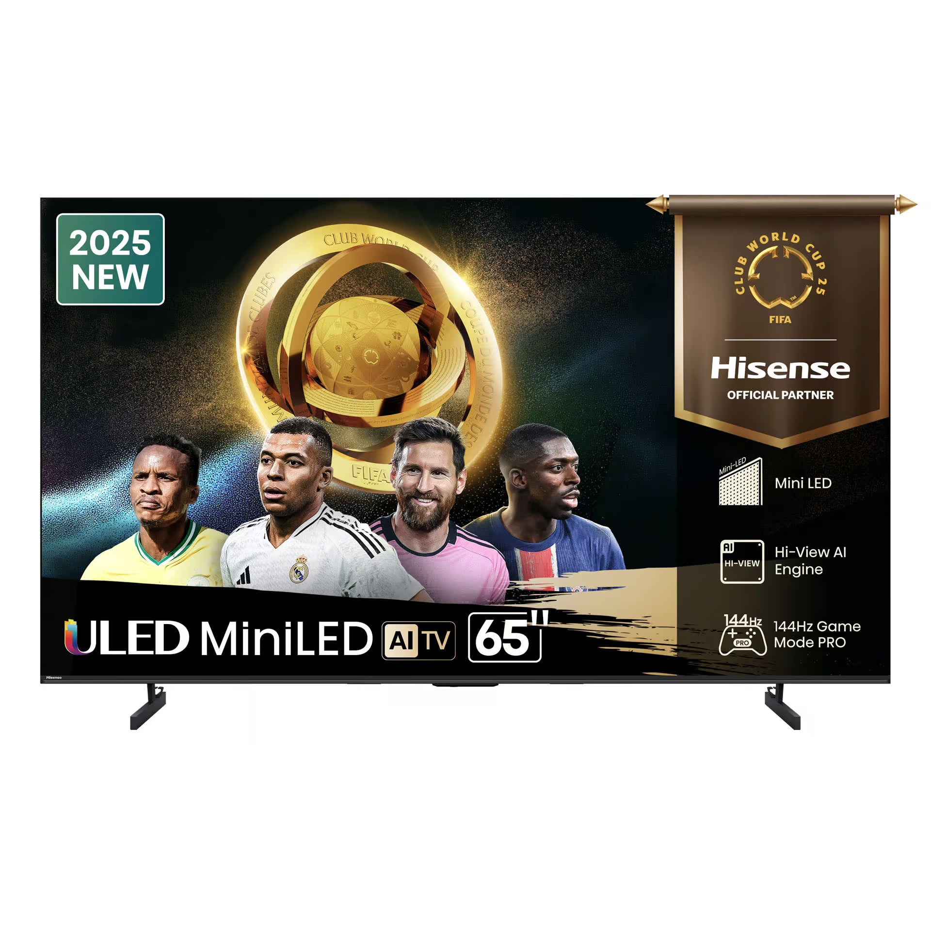 HISENSE LEDN65U7Q 65'' Mini LED QLED 144hz 4k Smart TV