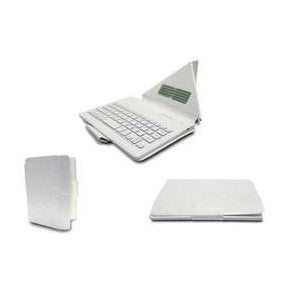 UNIVERSAL 8' FOLIO-TYPE CASE W/BT KEYBOARD-WHITE