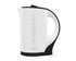 Mellerware Tugela 1.7L Black & White Cordless Plastic Kettle