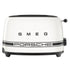 Smeg Porsche Carrara White 2 Slice Toaster - TSF01PCWEU