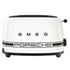 Smeg Porsche Carrara White 2 Slice Toaster - TSF01PCWEU
