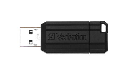 Verbatim Verbatim 16GB Pinstripe USB Black