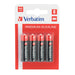 Verbatim Verbatim AA Alkaline Batteries 4Pk