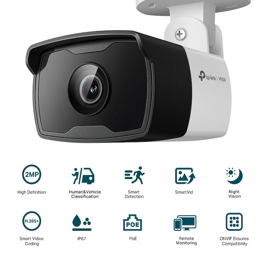 VIGI Networking TP-Link Vigi C320I 2MP 4mm Outdoor Bullet Network Camera