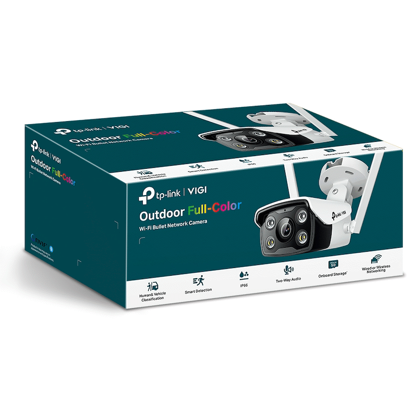 VIGI Networking TP-Link Vigi C340-W 4MP 4mm Outdoor Full-Color Wi-Fi Bullet Network Camera