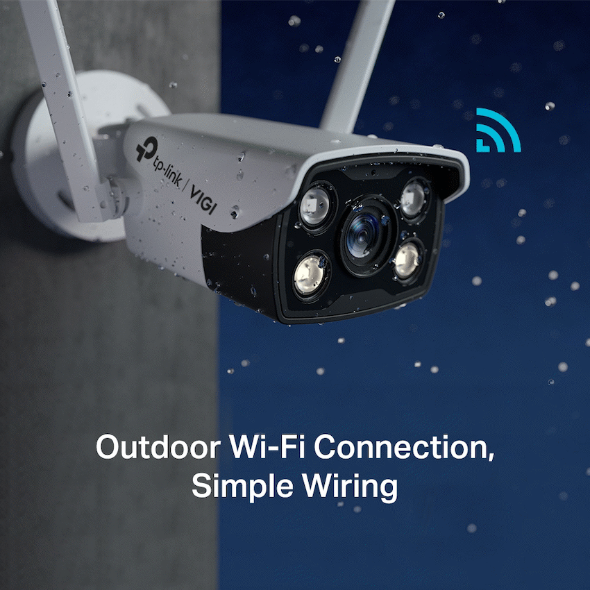VIGI Networking TP-Link Vigi C340-W 4MP 4mm Outdoor Full-Color Wi-Fi Bullet Network Camera
