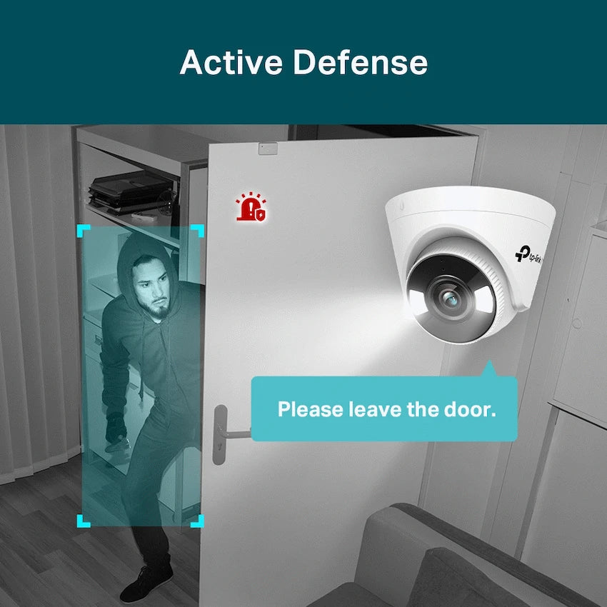 VIGI Networking TP-Link Vigi C450 5MP 4mm Outdoor Full-Color Turret Network Camera