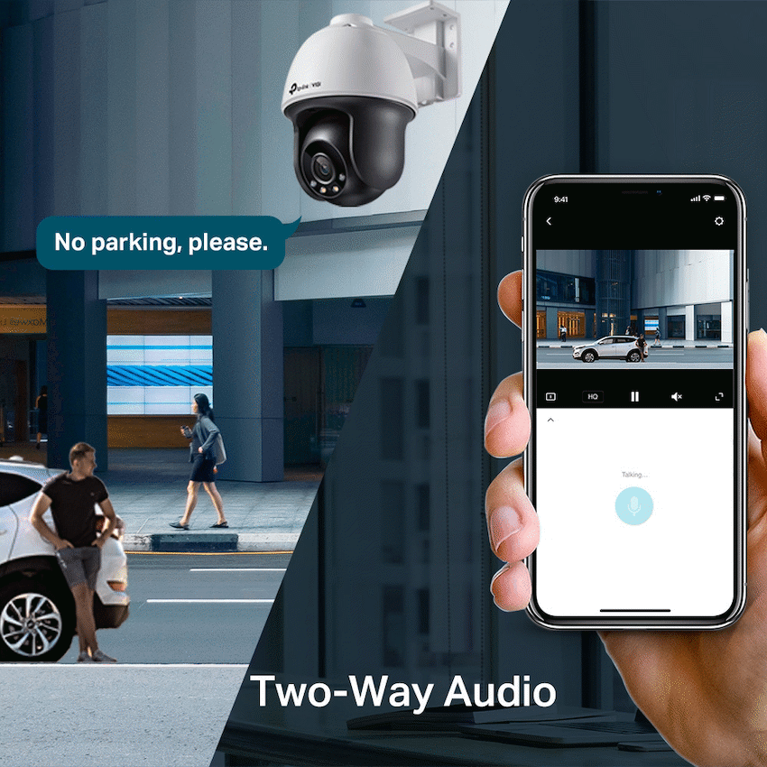 VIGI Networking TP-Link Vigi C540 4MP 4mm Outdoor Full-Color PT Network Camera