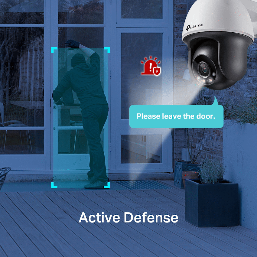 VIGI Networking TP-Link Vigi C540-W 4MP 4mm Outdoor Full-Color Wi-Fi PT Net Camera