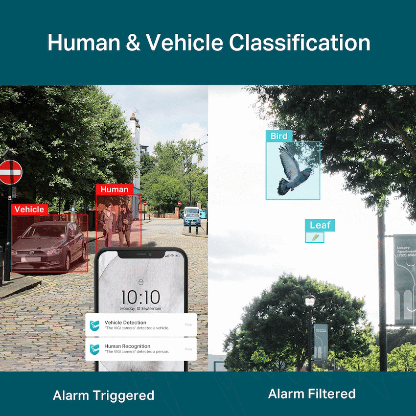 VIGI Networking TP-Link Vigi C540-W 4MP 4mm Outdoor Full-Color Wi-Fi PT Net Camera