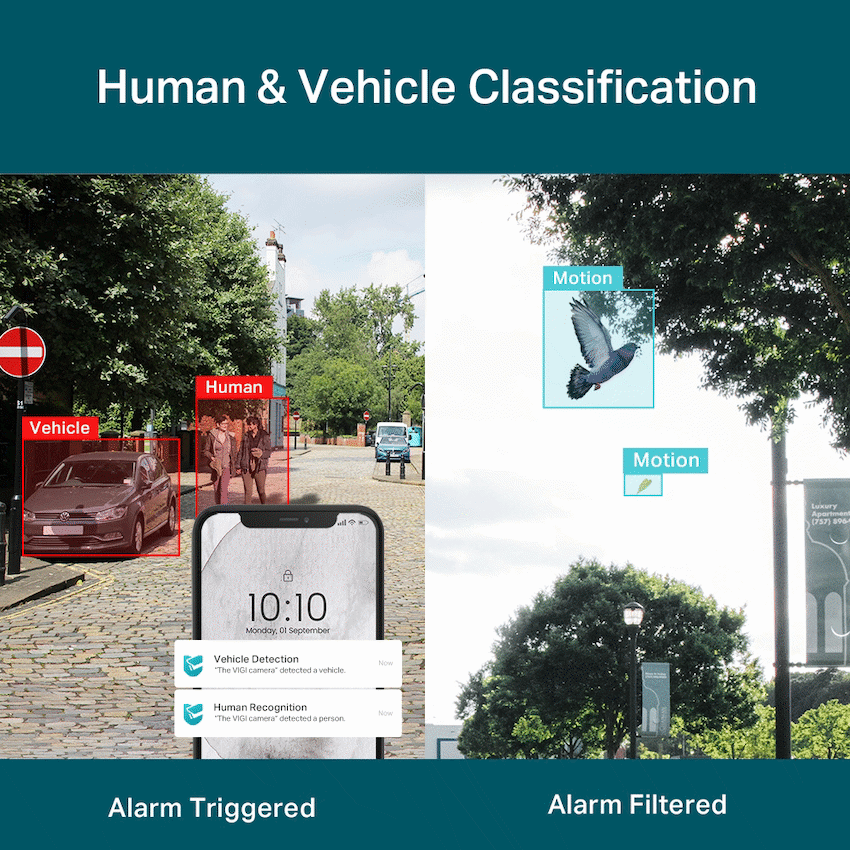 VIGI Networking TP-Link Vigi C540S (4mm) 4MP Outdoor ColorPro Night Vision Pan-Tilt Network Camera