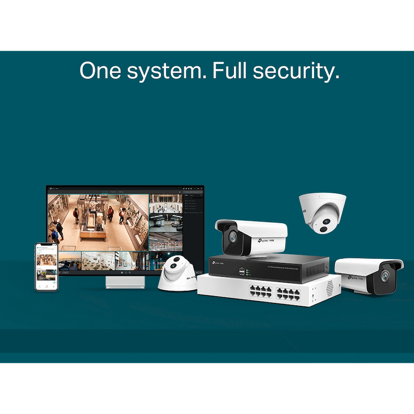 VIGI Networking TP-Link Vigi NVR1016H 16-Channel Network Video Recorder
