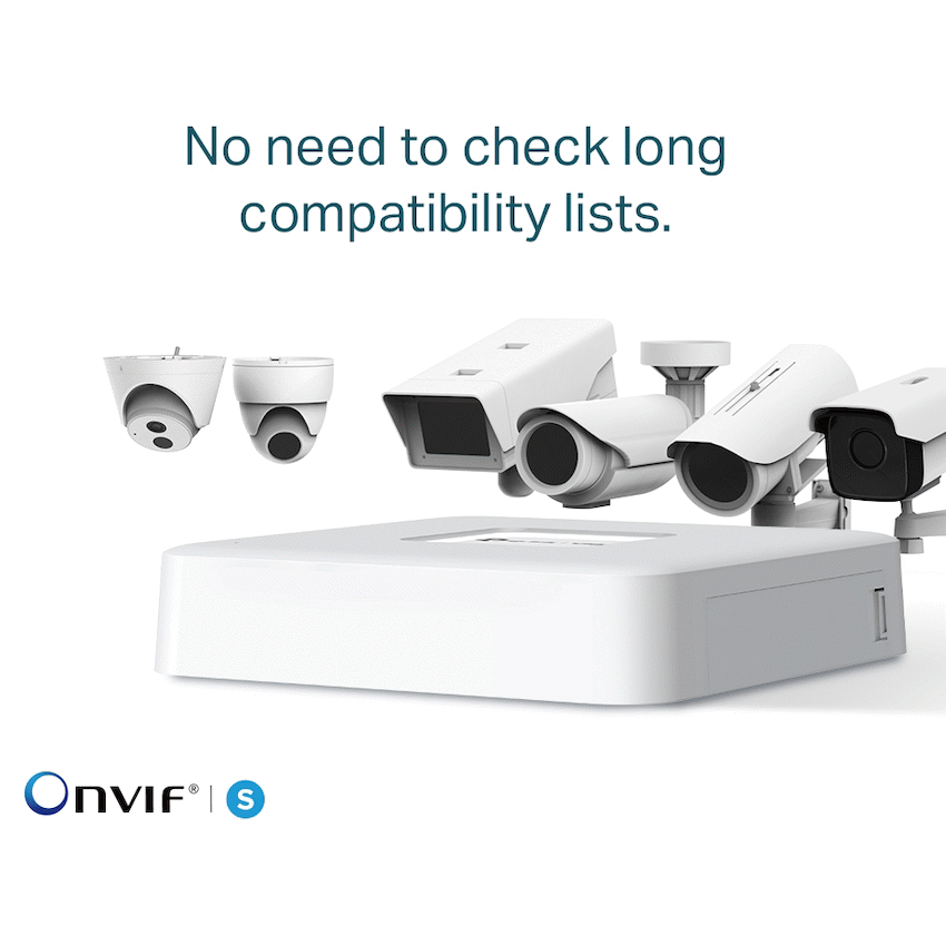 VIGI Networking TP-Link Vigi NVR1104H-4P 4 Channel PoE Network Video Recorder