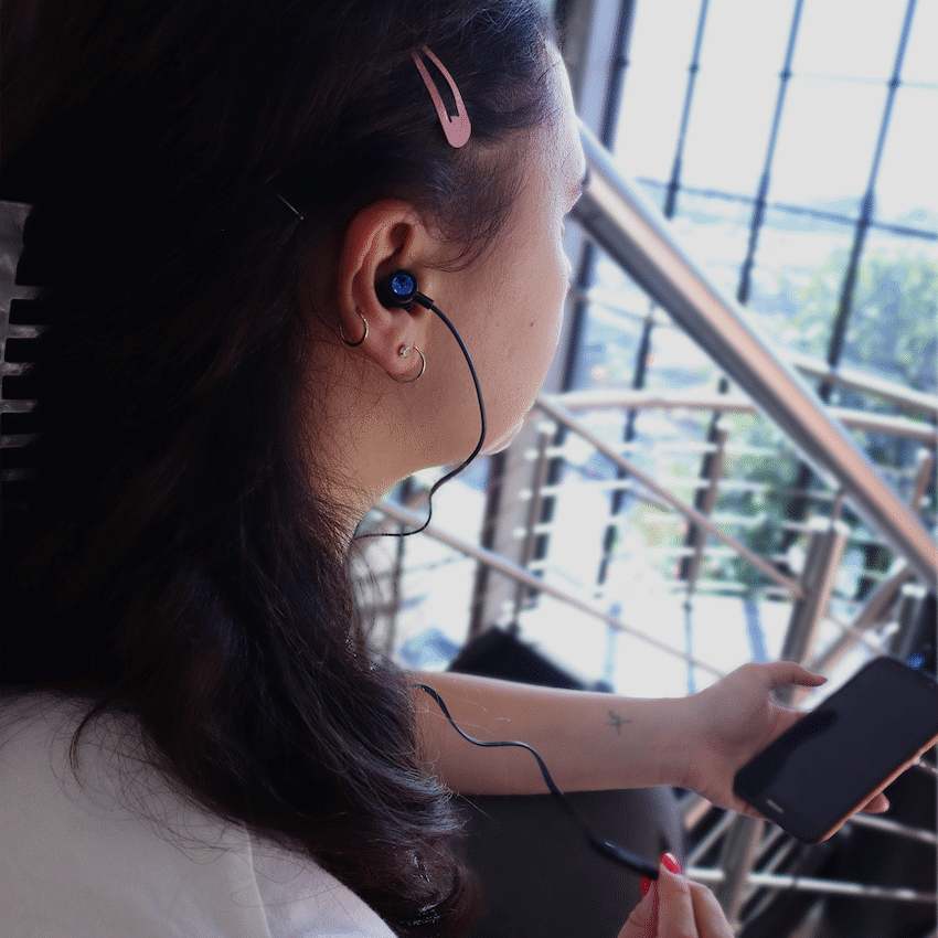 Volkano Audio Volkano Alloy Series Metal Earphone - Blue