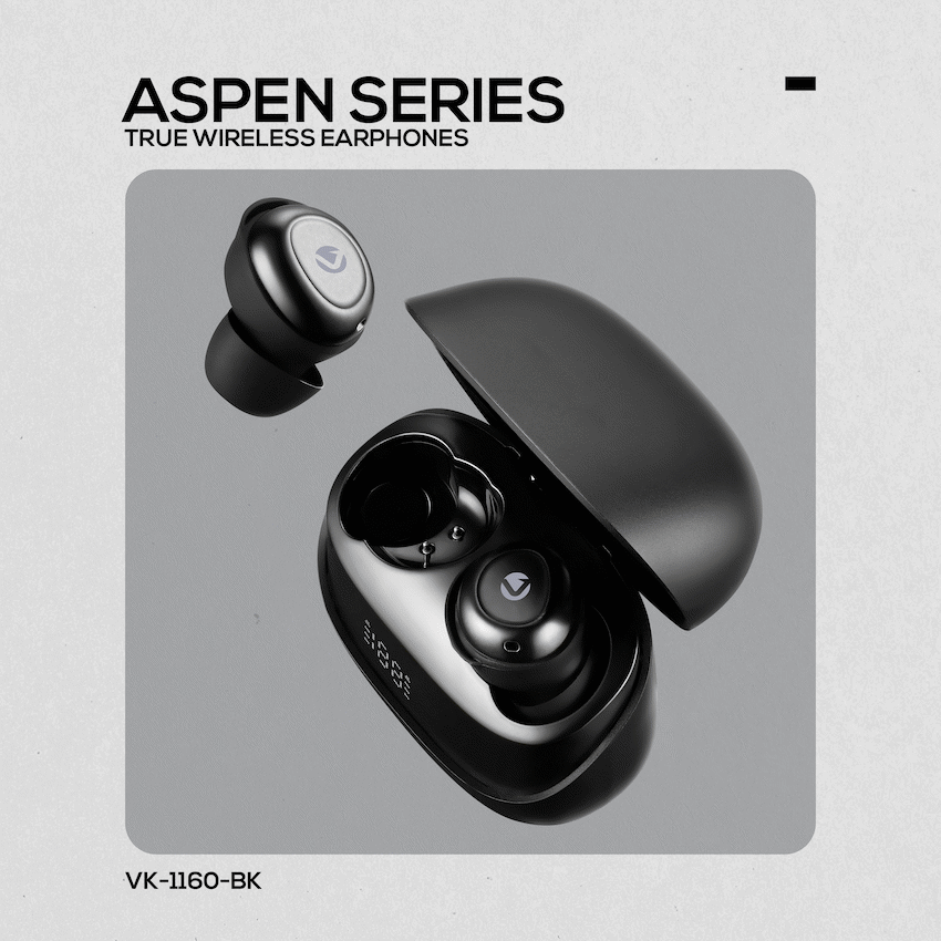 Volkano Audio Volkano Aspen True Wireless Earphones - Black