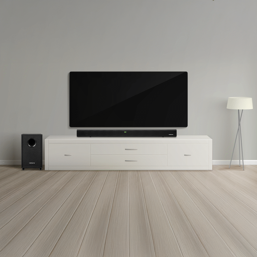 Volkano Audio Volkano Cascade 50w Soundbar + Wired Subwoofer - Black