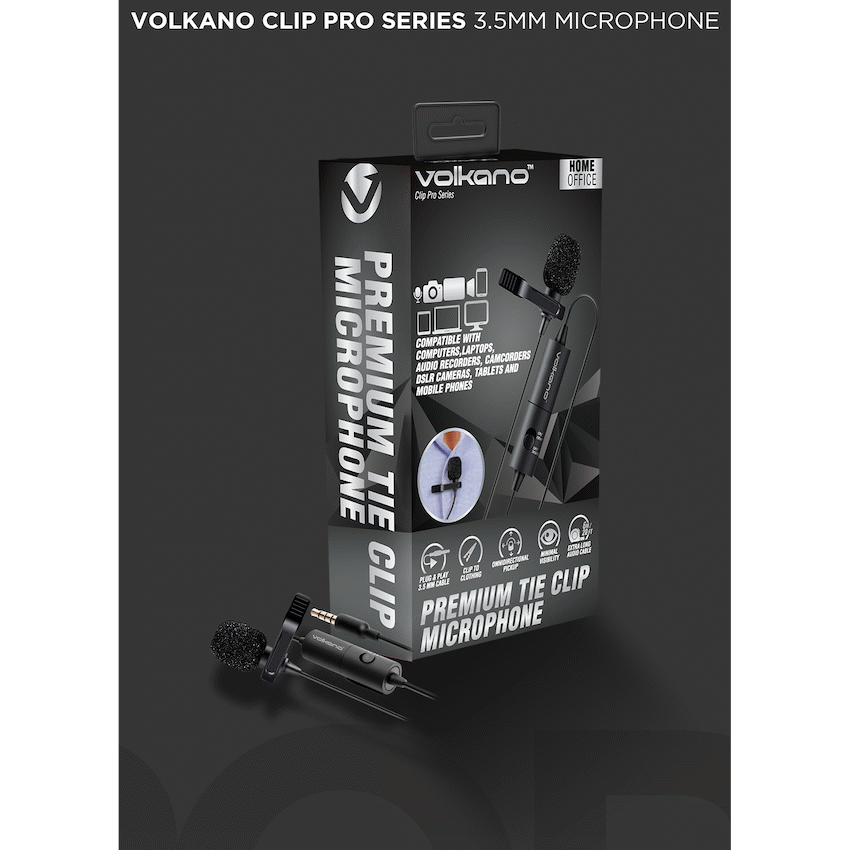 Volkano Audio Volkano Clip Pro Series 3.5mm Microphone