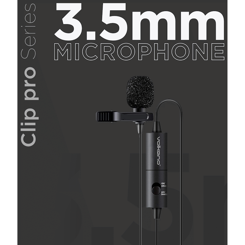 Volkano Audio Volkano Clip Pro Series 3.5mm Microphone