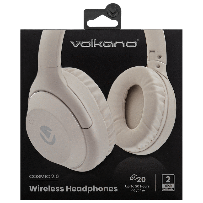 Volkano Audio Volkano Cosmic 2 Series Bluetooth Headphone - Nude