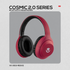 Volkano Audio Volkano Cosmic 2 Series Bluetooth Headphones - Red