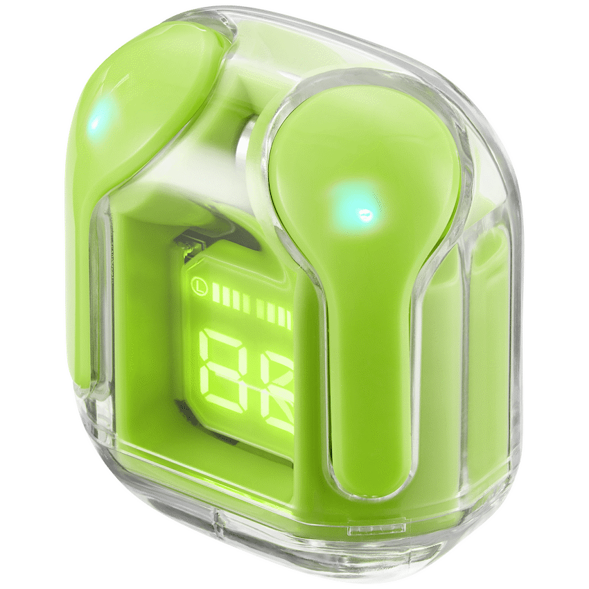 Volkano Audio Volkano Crystalline Series TWS Earphone - Neon - Hardbox