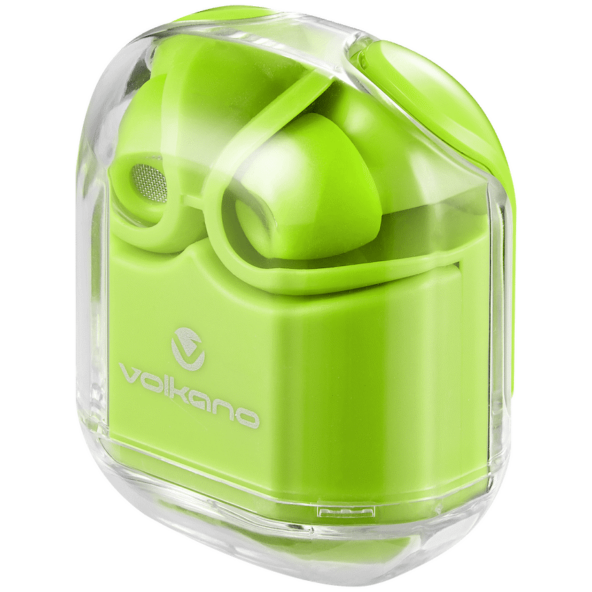 Volkano Audio Volkano Crystalline Series TWS Earphone - Neon - Hardbox