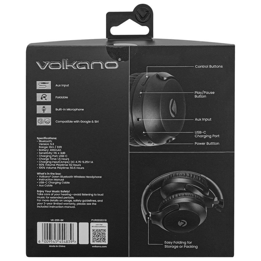 Volkano Audio Volkano Dawn BT Wireless Headphone