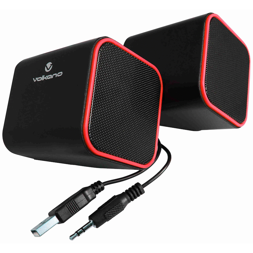 Volkano Audio Volkano Diamond Series USB Speaker - Red
