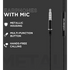 Volkano Audio Volkano Earphones with Mic - STANNIC SERIES - Black