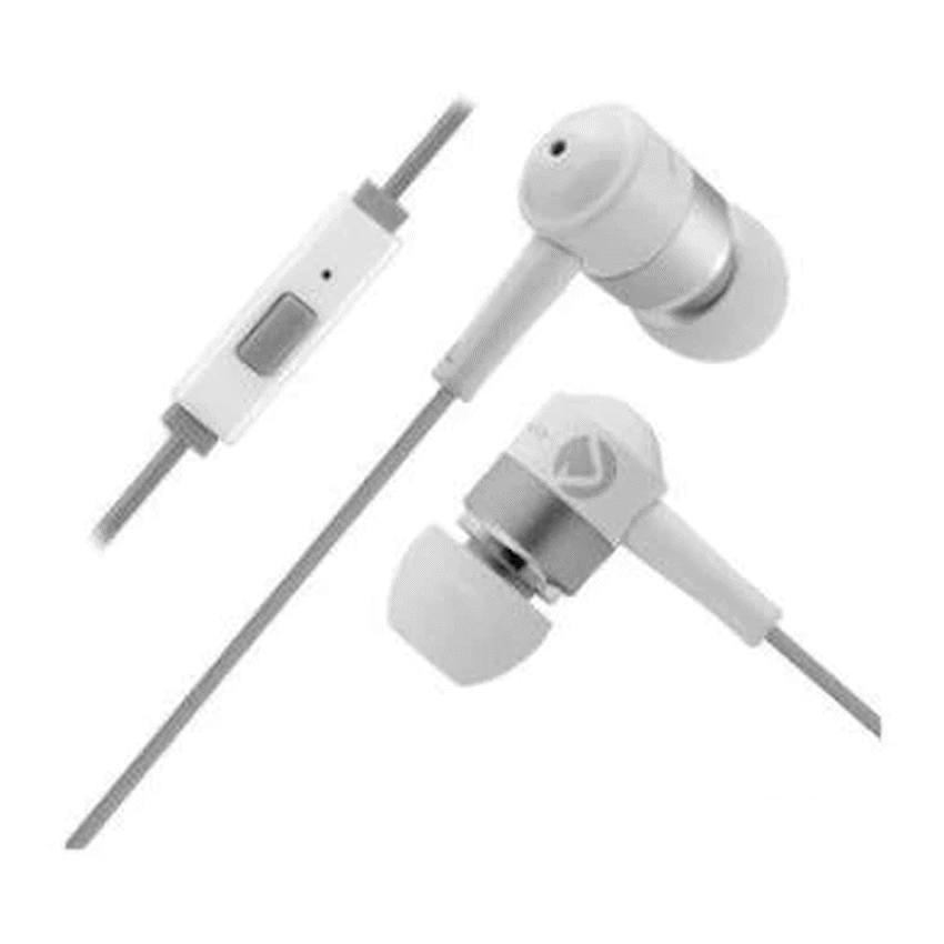 Volkano Audio Volkano Earphones with Mic - Stannic Series - White