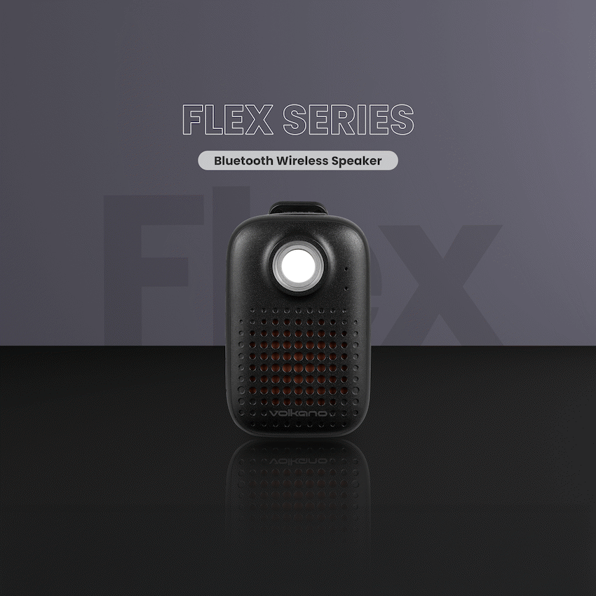 Volkano Audio Volkano Flex Bluetooth Wireless Speaker - Black