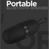 Volkano Audio Volkano Flow Series Portable Bluetooth Speaker - Black with Grey Buttons