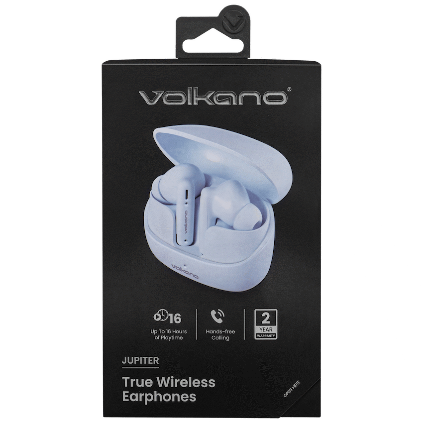 Volkano Audio Volkano Jupiter Series TWS Earphones - Pastel Blue