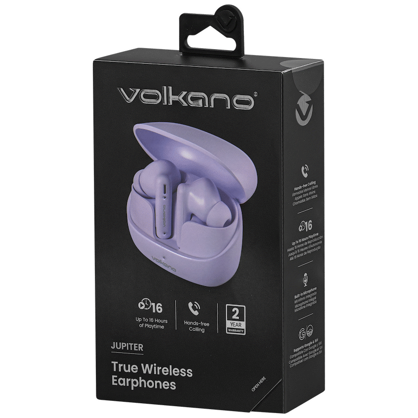 Volkano Audio Volkano Jupiter Series TWS Earphones - Pastel Purple