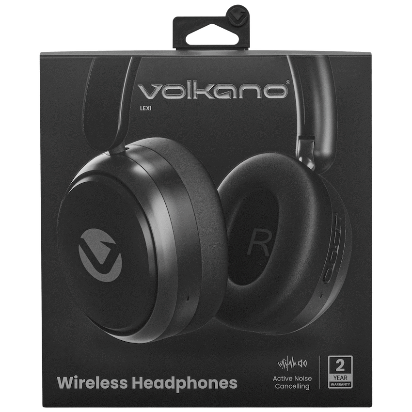 Volkano Audio Volkano Lexi Bluetooth Headphone with ANC - Black