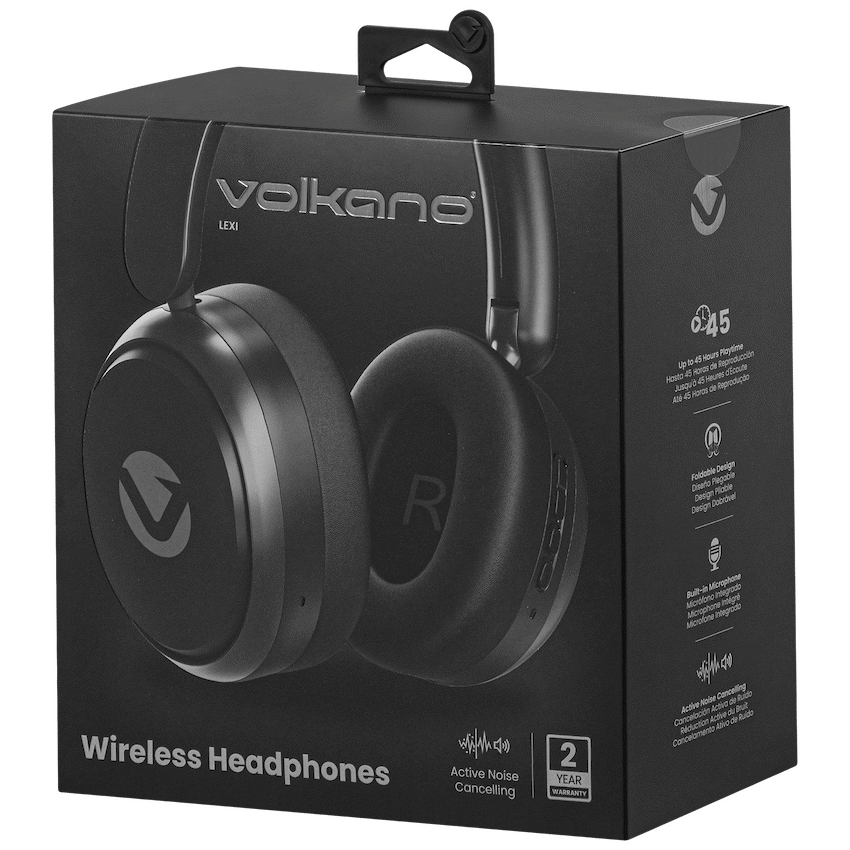 Volkano Audio Volkano Lexi Bluetooth Headphone with ANC - Black