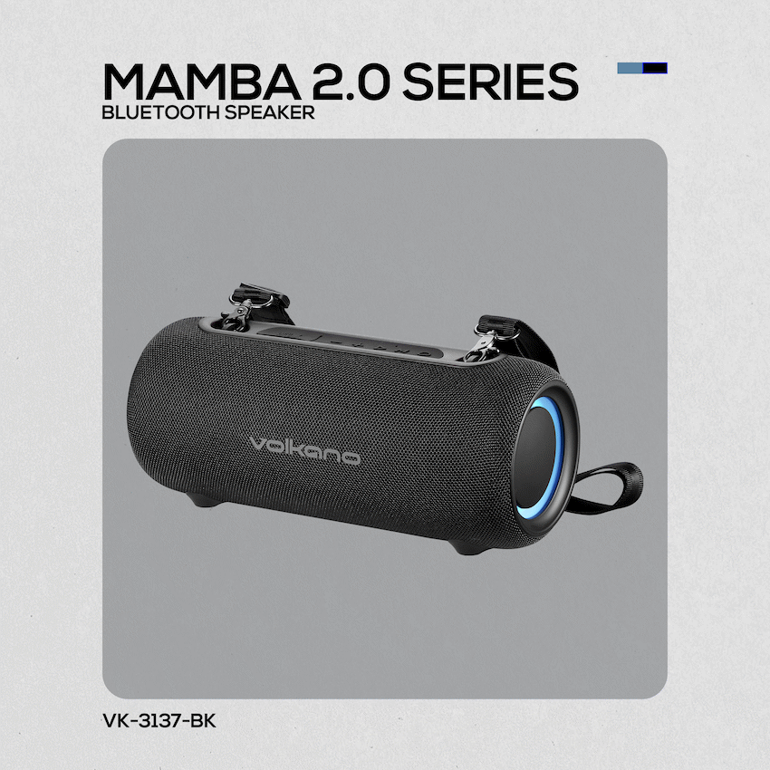 Volkano Audio Volkano Mamba 2.0 Series Bluetooth Speaker - Black