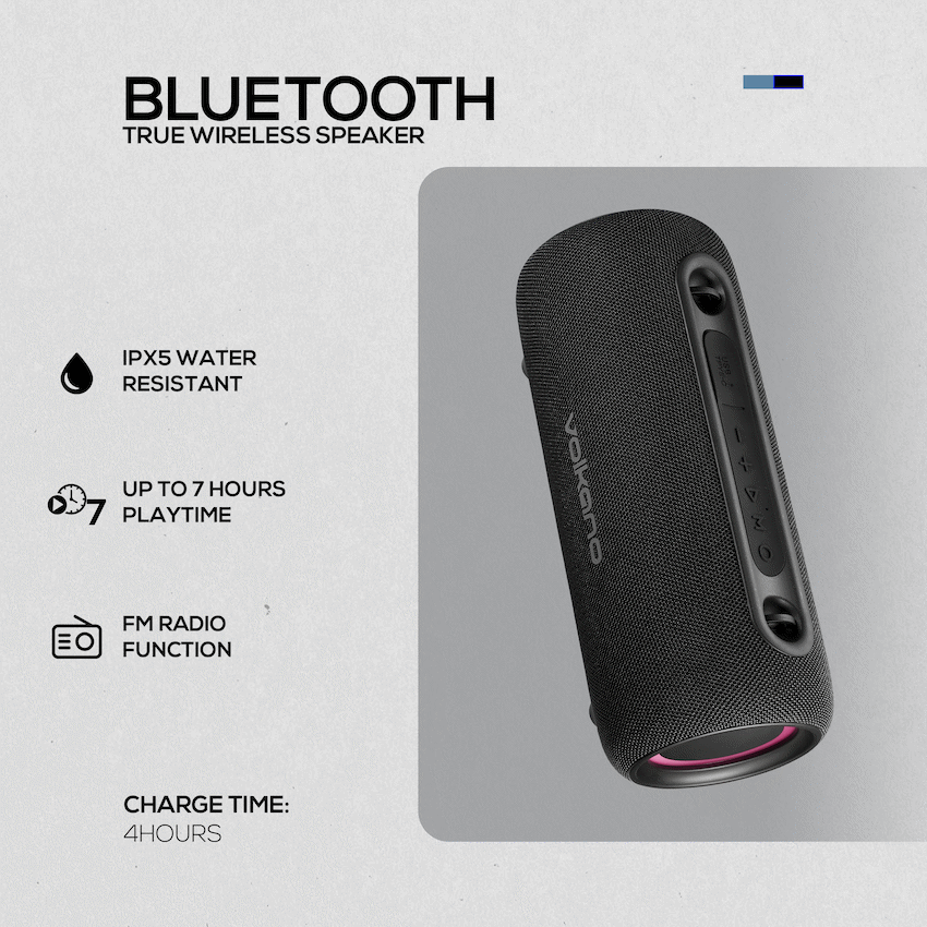 Volkano Audio Volkano Mamba 2.0 Series Bluetooth Speaker - Black
