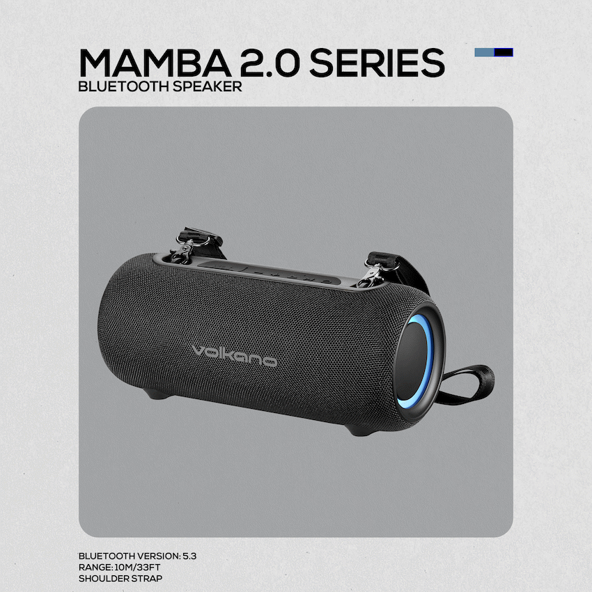 Volkano Audio Volkano Mamba 2.0 Series Bluetooth Speaker - Black