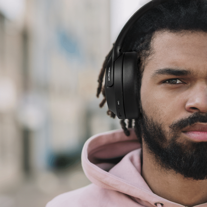 Volkano Audio Volkano Odyssey ANC Bluetooth Wireless Headphone - Black