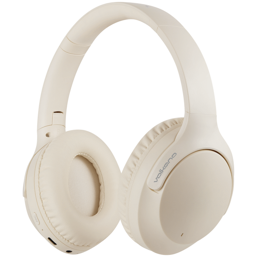 Volkano Audio Volkano Odyssey ANC Bluetooth Wireless Headphone - Nude