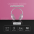 Volkano Audio Volkano Odyssey ANC Bluetooth Wireless Headphone - Rose Gold