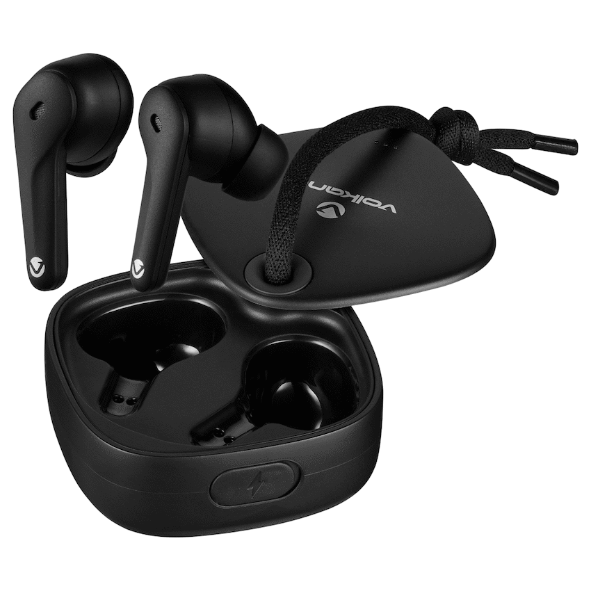 Volkano Audio Volkano Ore Series True Wireless Earphones with Charging Case - Black