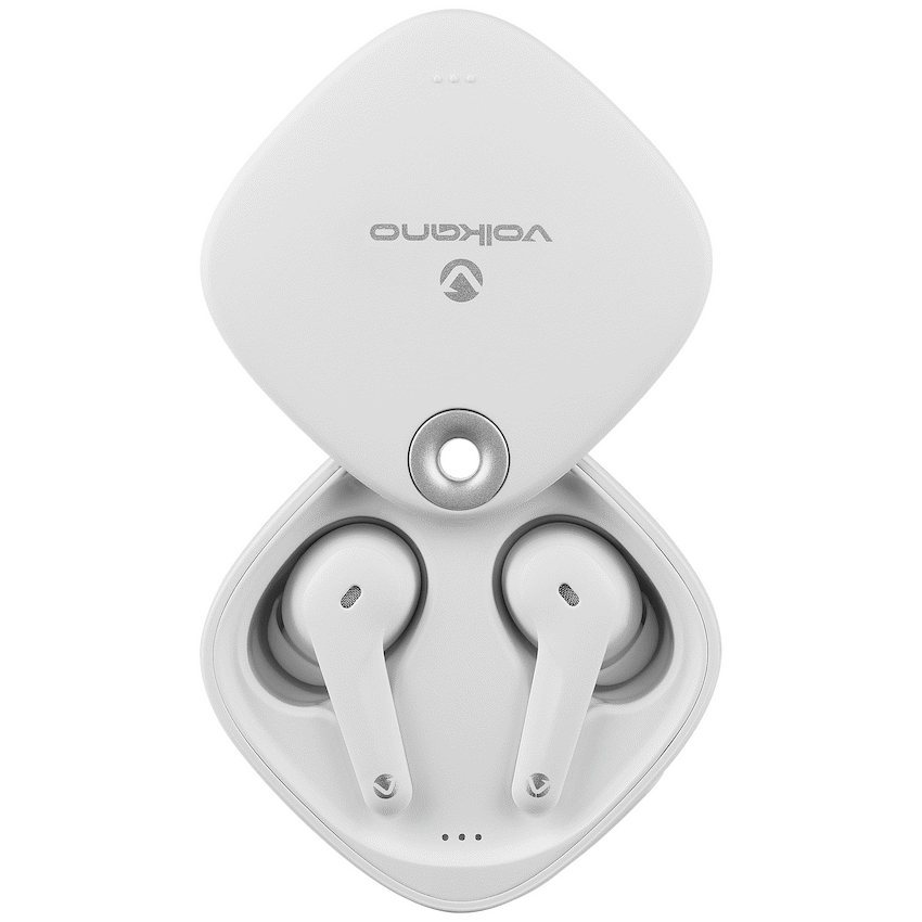Volkano Audio Volkano Ore Series True Wireless Earphones with Charging Case - White
