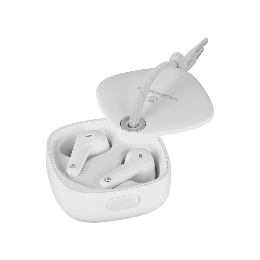 Volkano Audio Volkano Ore Series True Wireless Earphones with Charging Case - White
