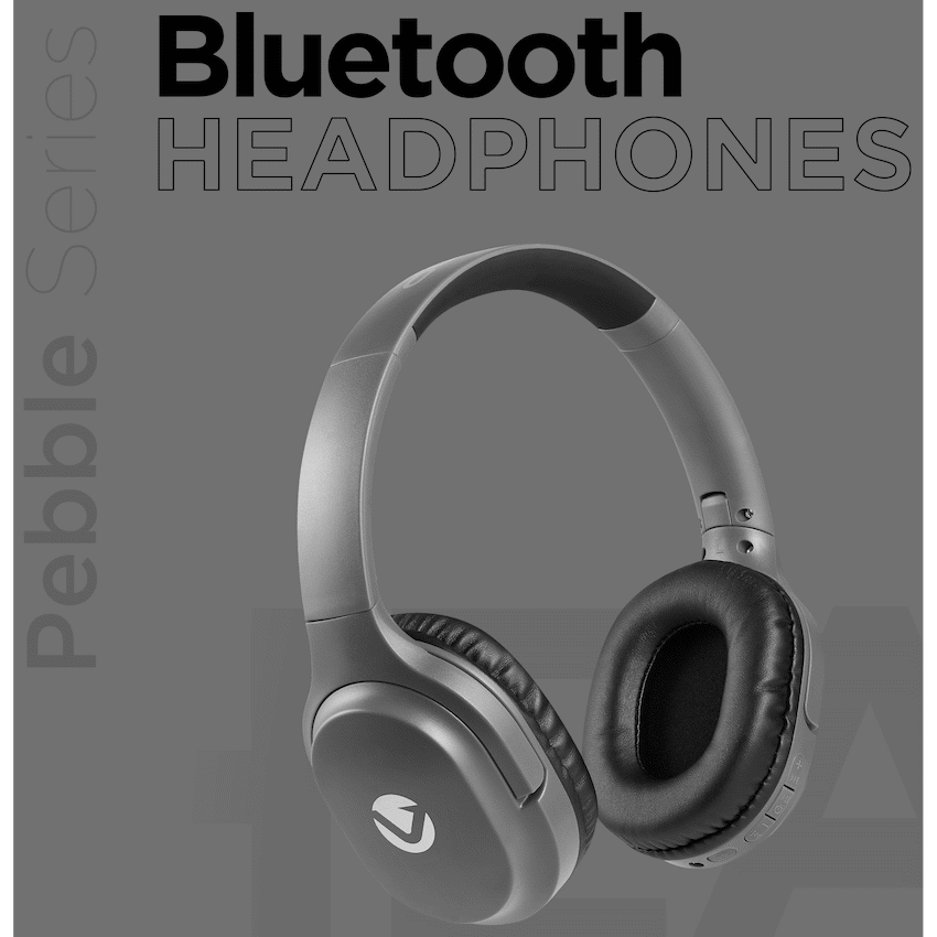 Volkano Audio Volkano Pebble Series Bluetooth Headphones - Dark Grey