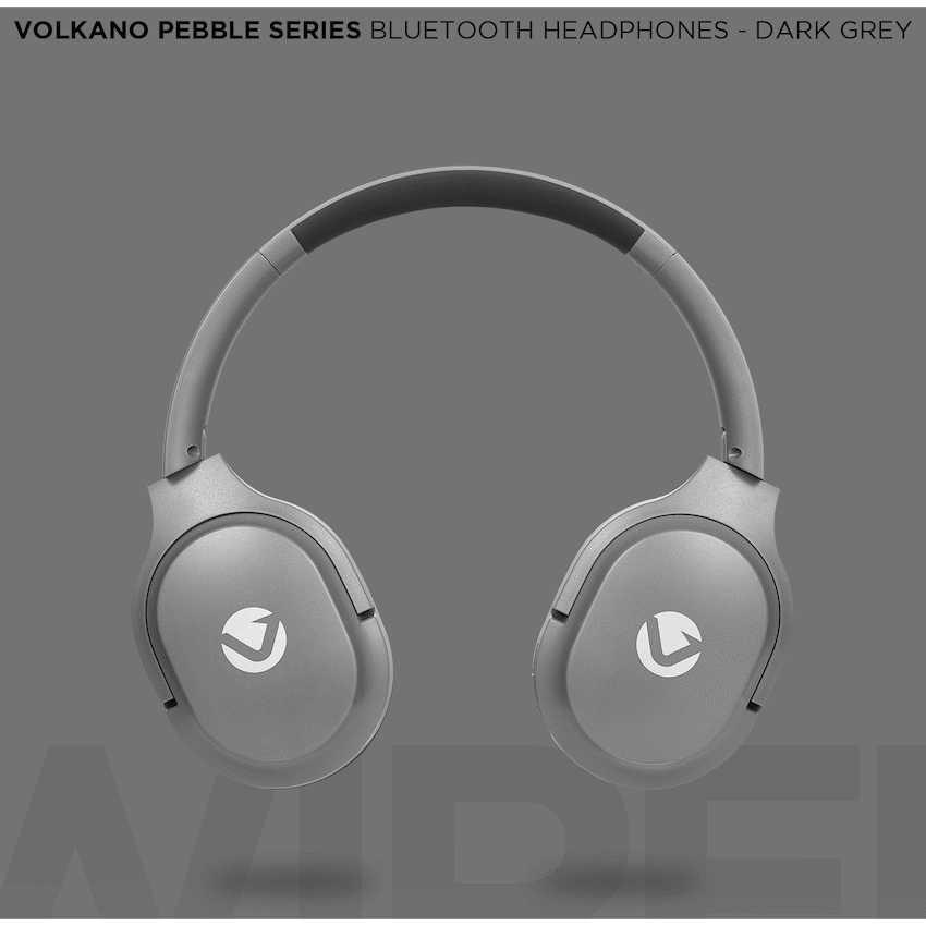 Volkano Audio Volkano Pebble Series Bluetooth Headphones - Dark Grey